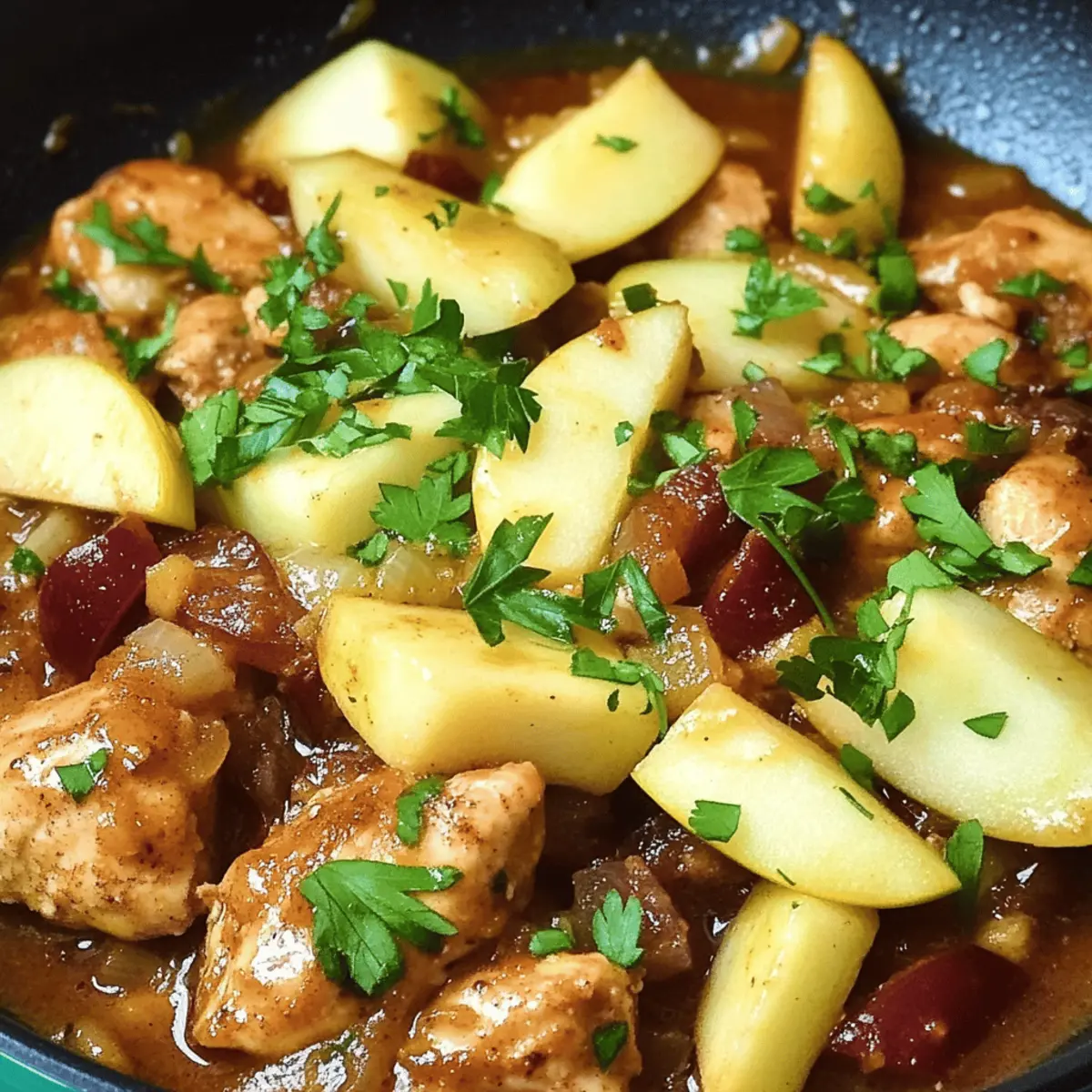 Easy Honey Mustard Chicken Apple Skillet: Fast Weeknight Meal